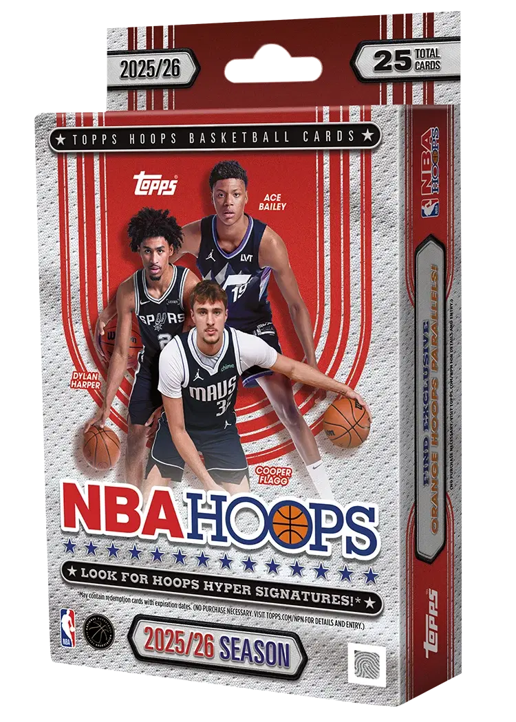 Topps Topps 2025-26 Hoops "Basketball" Hanger Box (EN)