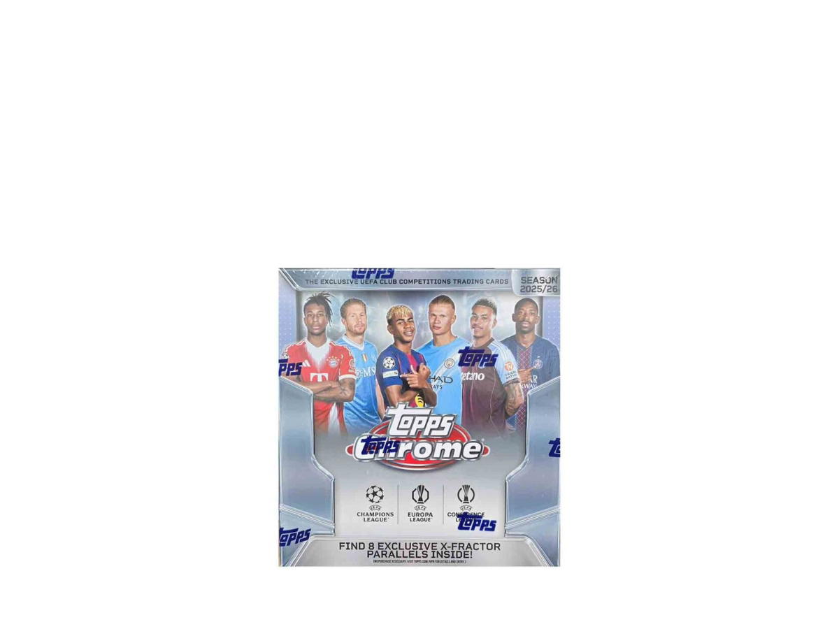 Topps Topps Chrome UEFA Club Competitions Soccer Mega Box
