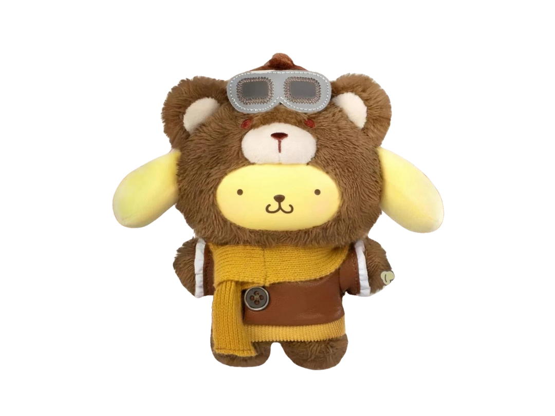 Toptoy (เช็คการ์ด)Toptoy Pompompurin (Sanrio Family Afternoon Tea Plush Doll Series Blind Box)