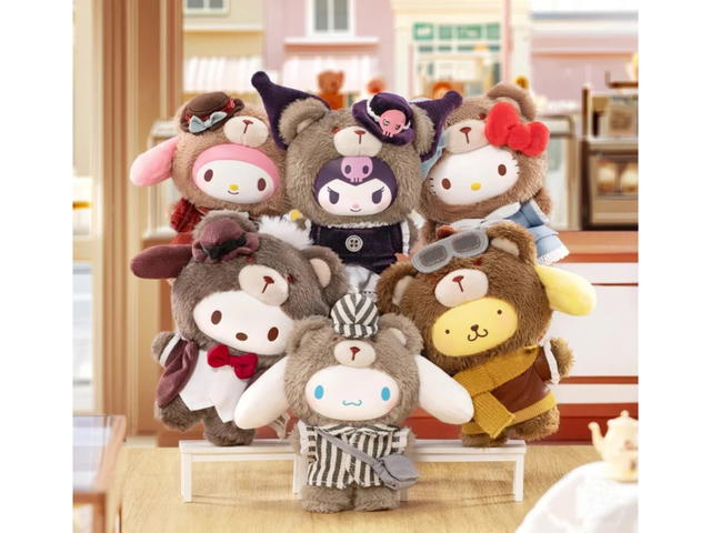 Toptoy Toptoy Sanrio Family Afternoon Tea Plush Doll Series Blind Box Single Box - view 2