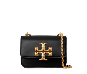 Buy Tory Burch Eleanor Small Bag In Italian Leather With Gold Hardware Black at Sasom – Authentic and Ready to Ship