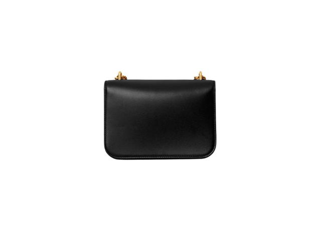 Tory Burch Tory Burch Eleanor Small Bag In Italian Leather With Gold Hardware Black - view 3