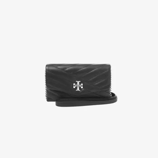 Buy Tory Burch Kira Chevron Chain Wallet Black Rolled Nickel at Sasom – Authentic and Ready to Ship