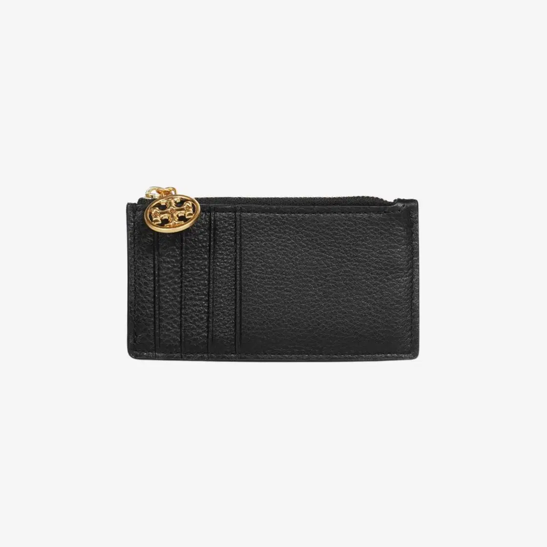 Tory Burch Tory Burch Miller Top Zip Card Case Black