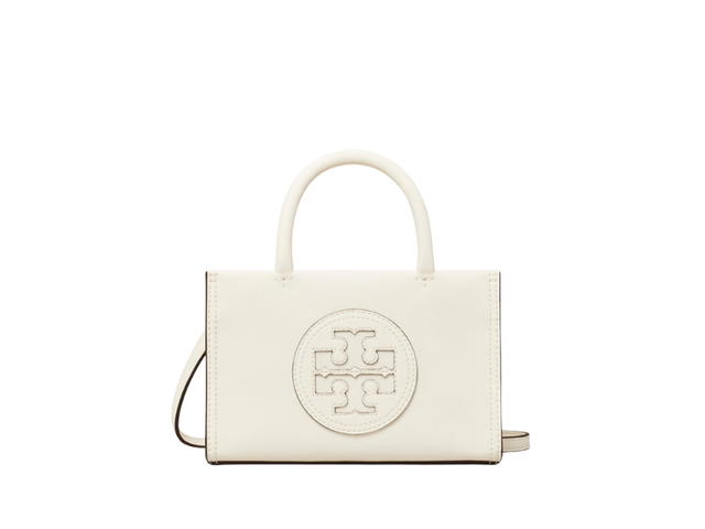 Tory Burch Tory Burch Mini Ella Bio Tote In BioFabbrica Bio tex With Herring bone Lining Warm White - view 1