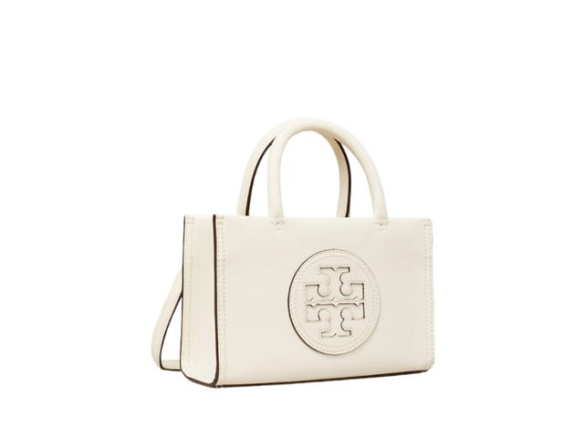 Tory Burch Tory Burch Mini Ella Bio Tote In BioFabbrica Bio tex With Herring bone Lining Warm White - view 2