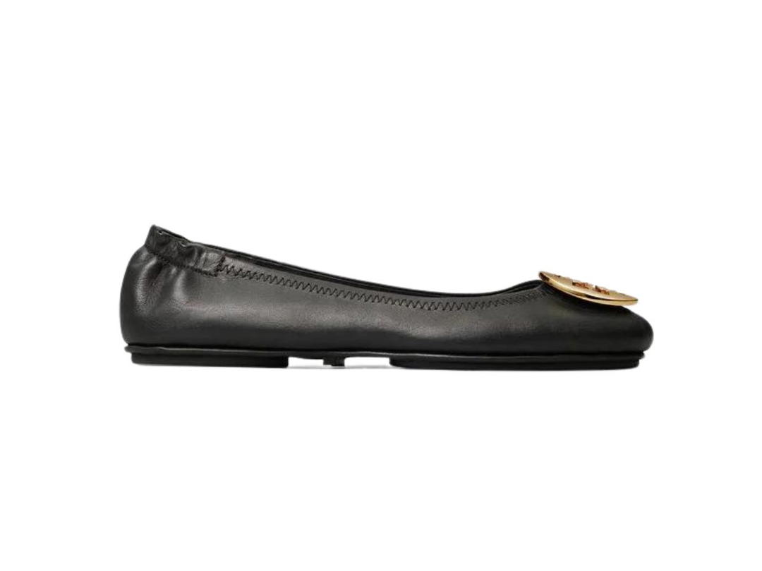 Tory Burch Tory Burch Minnie Travel Ballet Perfect Black-Gold (W)