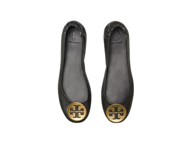 Tory Burch Tory Burch Minnie Travel Ballet Perfect Black-Gold (W) - view 3
