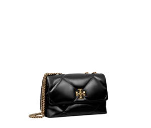Buy Tory Burch Small Kira Diamond Quilt Convertible Shoulder Bag In Napa Leather With Gold Color Hardware Black at Sasom – Authentic and Ready to Ship
