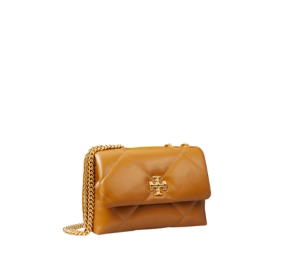 Buy Tory Burch Small Kira Diamond Quilt Convertible Shoulder Bag In Napa Leather With Gold Color Hardware Tan at Sasom – Authentic and Ready to Ship
