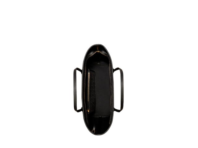 Tory Burch Tory Burch T Monogram Zip Tote In Nappa Leather With Gold Hardware Black - view 3