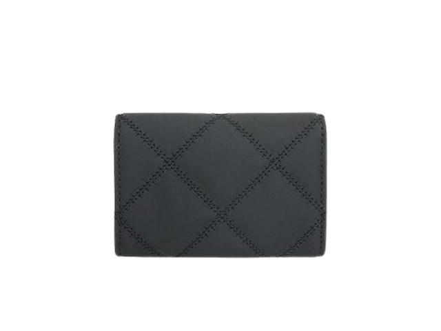 Tory Burch Tory Burch Willa Matte Cardcase In Leather With Black Color Hardware Black - view 2