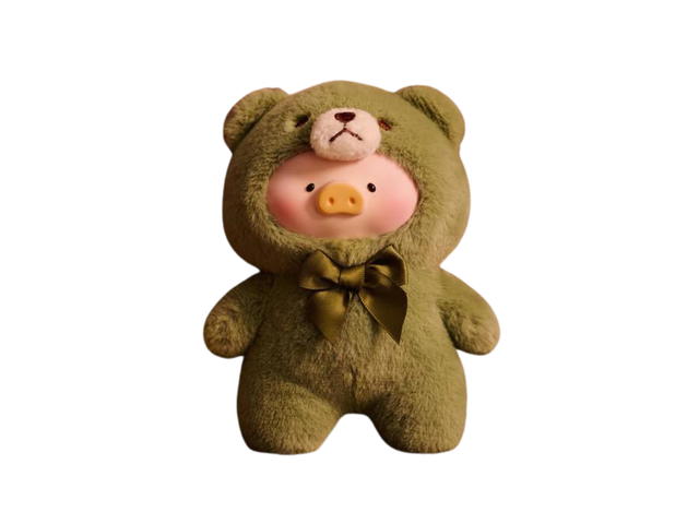 Toyzero (เช็คการ์ด) Toyzero Courageous Teddy (LuLu The Piggy Vintage Teddy Shop Vinyl Face Series) - view 1