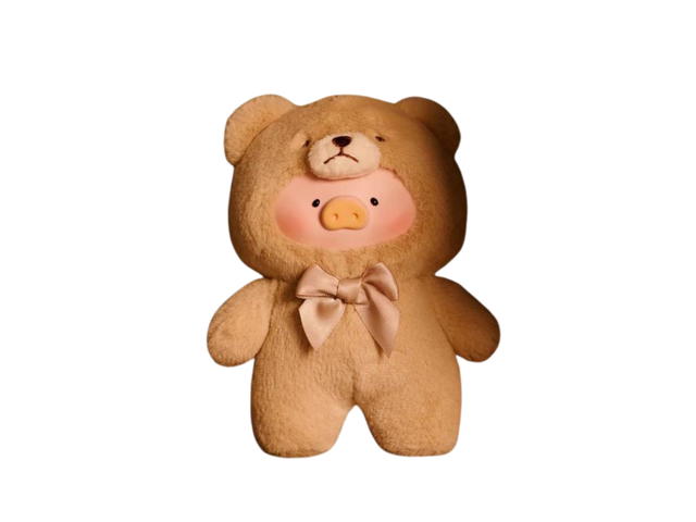 Toyzero (เช็คการ์ด) Toyzero Witty Teddy (LuLu The Piggy Vintage Teddy Shop Vinyl Face Series) - view 1