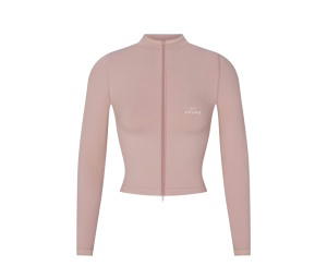 Buy Nike x SKIMS Ribbed Seamless Cropped Full-Zip Jacket Himalayan Ecru at Sasom – Authentic and Ready to Ship