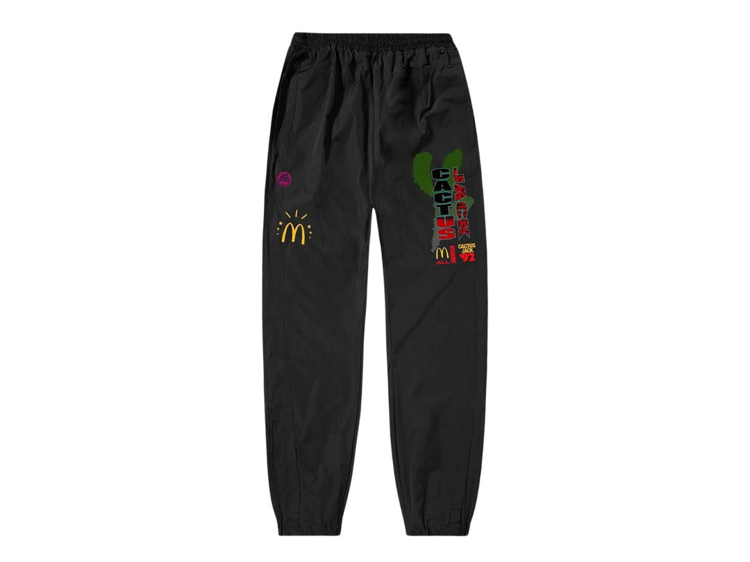 Travis Scott Travis Scott x McDonald's All American '92 Nylon Pants Black