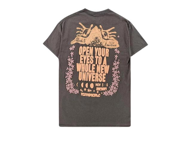 Travis Scott Travis Scott Astroworld Open Your Eyes III Tee Grey - view 2