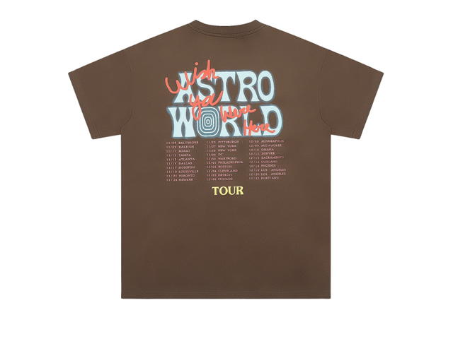 Travis Scott Travis Scott AstroWorld T-Shirt Brown - view 2