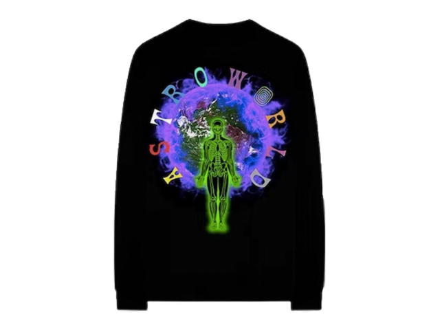 Travis Scott Travis Scott Astroworld Wish You Were Here L/S Tee Black - view 2
