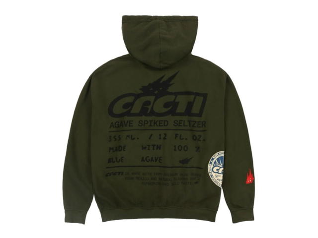 Travis Scott Travis Scott Cacti Mono Seal Hoodie Green - view 2