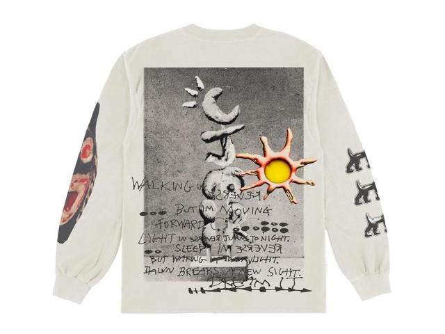 Travis Scott Travis Scott Cactus Jack Air Records Long Sleeve T-Shirt White - view 2