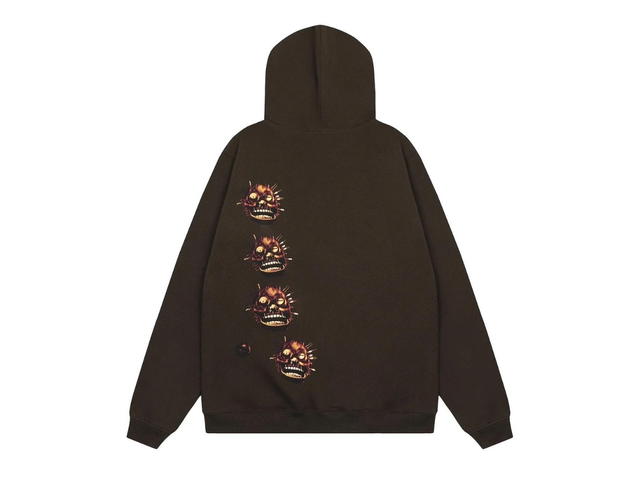 Travis Scott Travis Scott Cactus Jack Evil Utopia Hoodie Brown - view 2