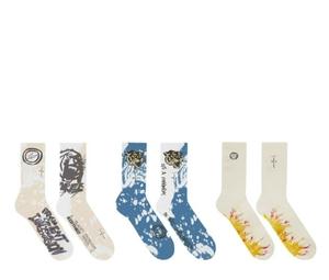 Buy Travis Scott Cactus Jack For Fragment Socks (3 Pack) Multi at Sasom – Authentic and Ready to Ship