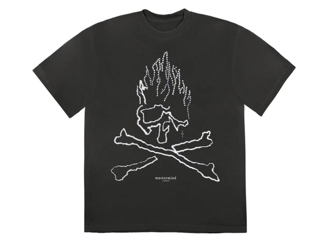 Travis Scott Travis Scott Cactus Jack For Mastermind Skull T-Shirt Black