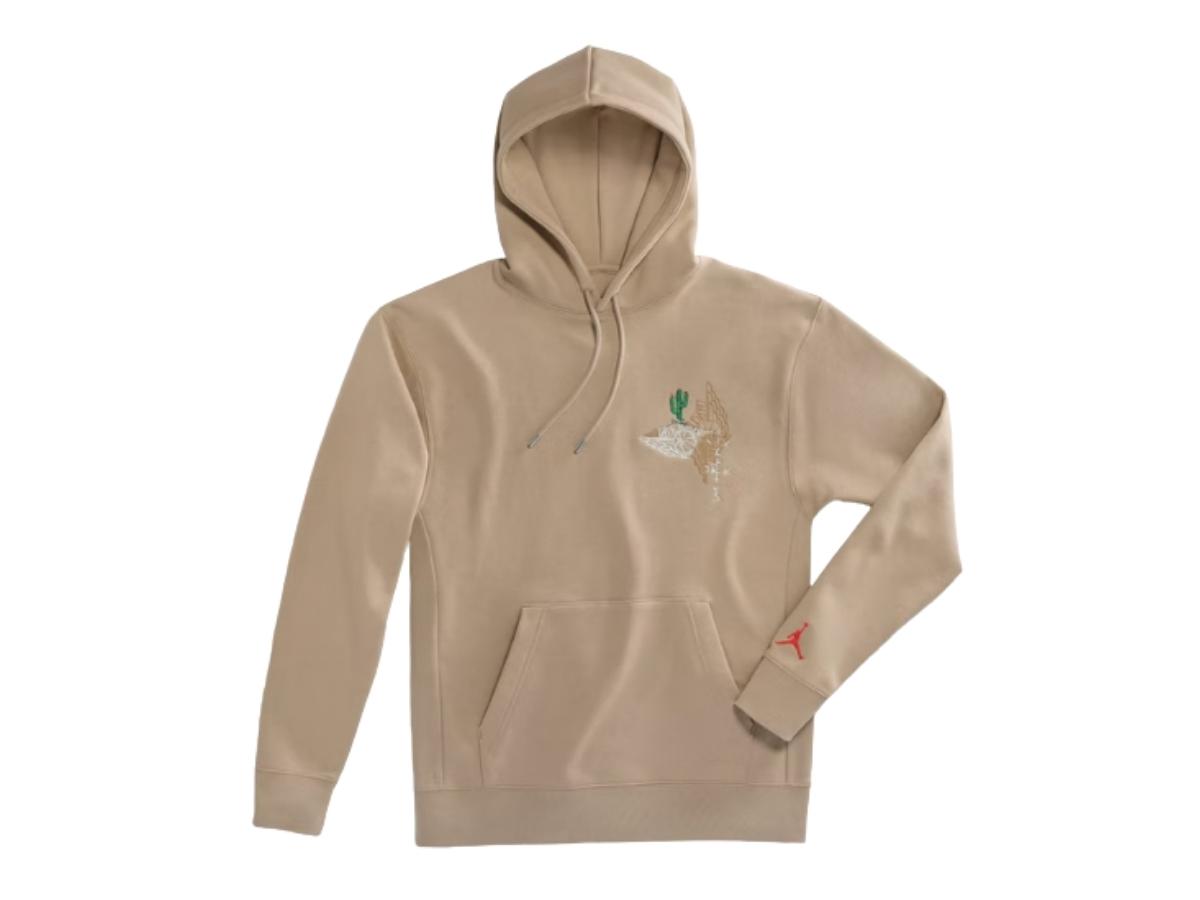 Travis Scott Travis Scott Cactus Jack x Jordan Pullover Hoodie Khaki/University Red