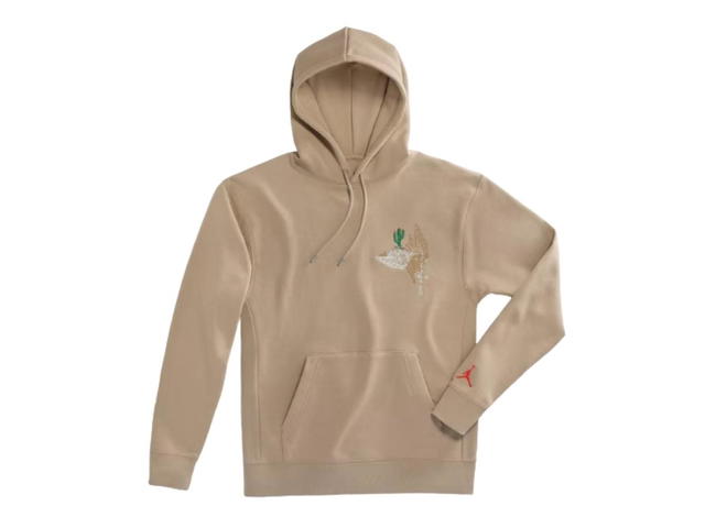 Travis Scott Travis Scott Cactus Jack x Jordan Pullover Hoodie Khaki/University Red - view 1