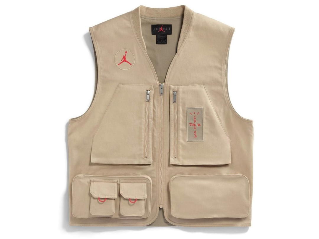 Travis Scott Travis Scott Cactus Jack x Jordan Utility Vest Desert/Khaki/University Red