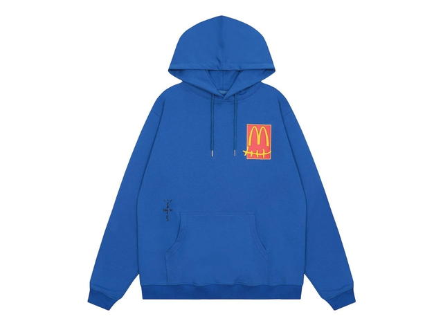 Travis Scott Travis Scott Cactus Jack x McDonald's "We Do It For You" Hoodie Blue - view 1