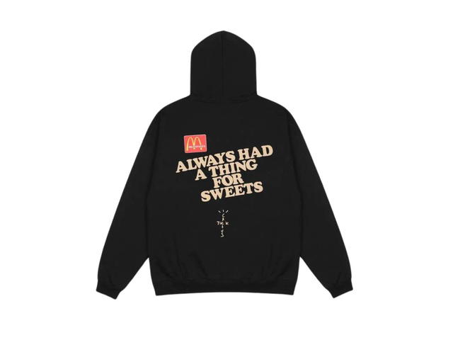 Travis Scott Travis Scott Cactus Jack x McDonald's Apple Pie Hoodie Black - view 2