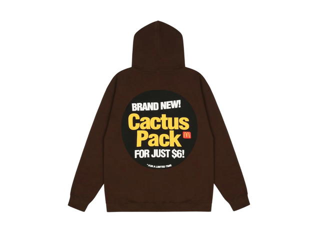 Travis Scott Travis Scott Cactus Jack x McDonald's Cactus Pack Hoodie Brown - view 2