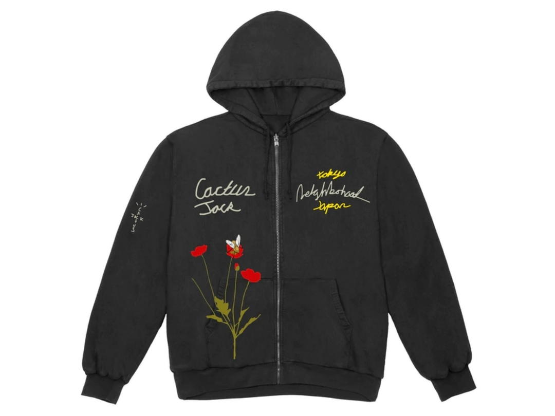 Travis Scott Travis Scott Cactus Jack x NEIGHBORHOOD Carousel Hoodie Black