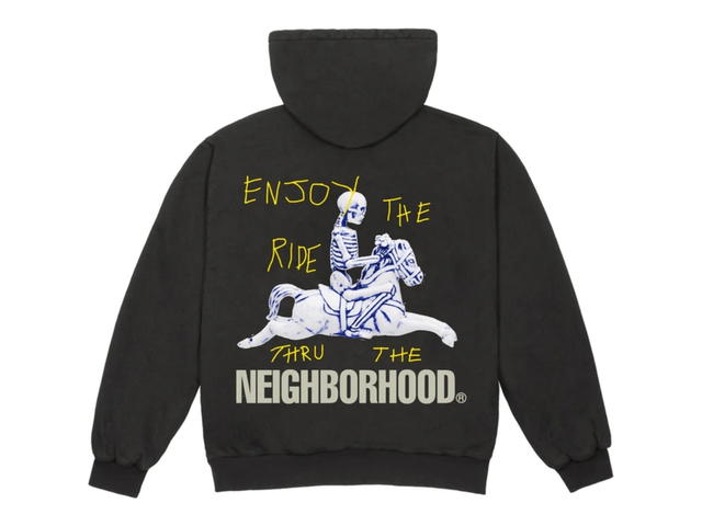 Travis Scott Travis Scott Cactus Jack x NEIGHBORHOOD Carousel Hoodie Black - view 2