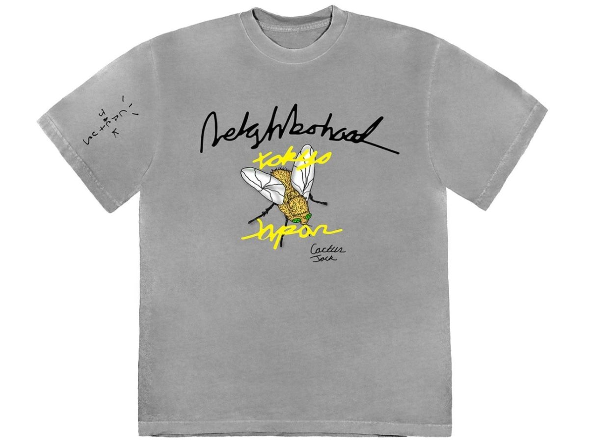 Travis Scott Travis Scott Cactus Jack x NEIGHBORHOOD Carousel T-Shirt Grey