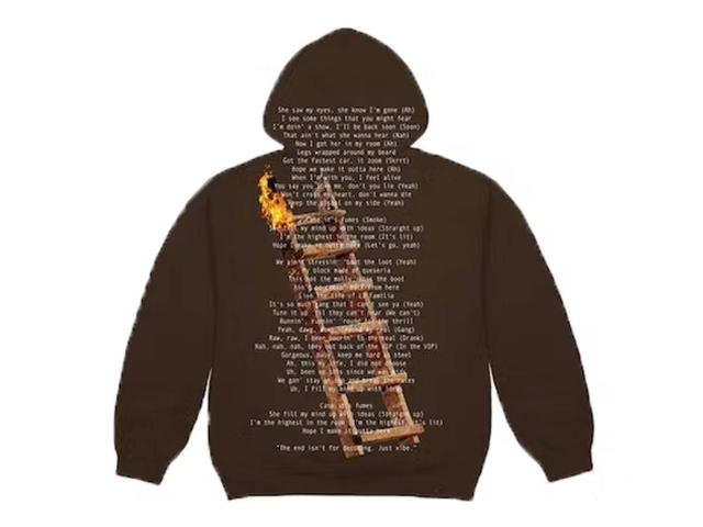 Travis Scott Travis Scott Highest In The Room Not For Decoding Hoodie Brown - view 2