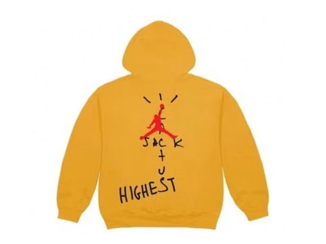 Travis Scott Travis Scott Jordan Cactus Jack Highest Hoodie Gold - view 2