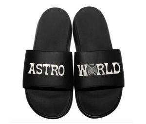 Buy Travis Scott Logo Slides Travis Scott Astroworld Black/White at Sasom – Authentic and Ready to Ship