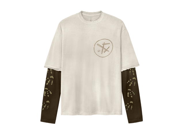 Travis Scott Travis Scott Signature Jack Tee II White-Dark Green - view 1