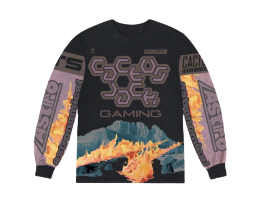 Travis Scott Travis Scott The Scotts Cj Gaming I L/S Jersey Black/Multi