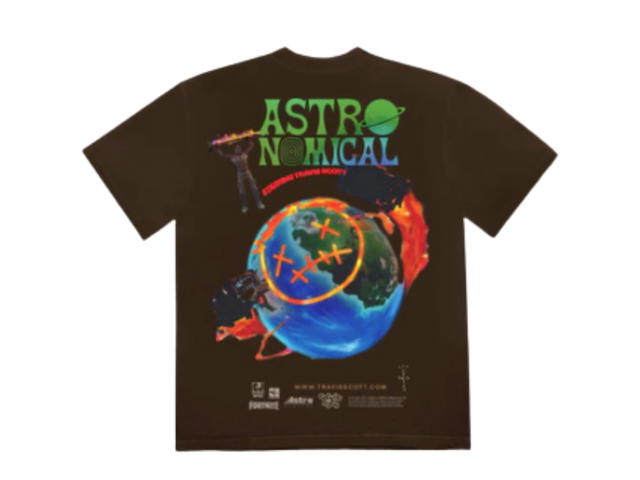 Travis Scott Travis Scott The Scotts Sicko Event T-shirt Brown - view 1