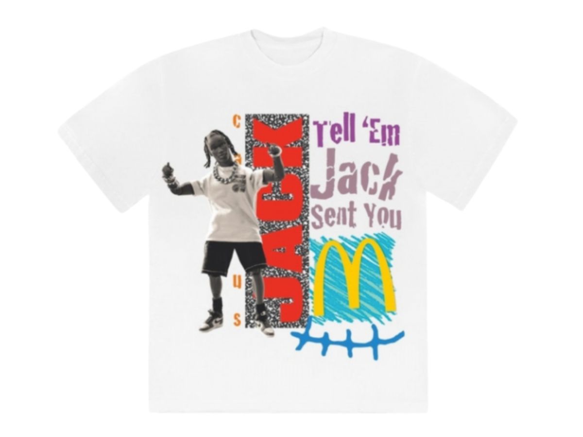 Buy Travis Scott x McDonald's Jack Smile T-Shirt at Sasom – Authentic and Ready to Ship