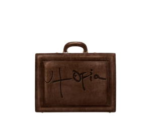 Buy Travis Scott Utopia Briefcase Brown at Sasom – Authentic and Ready to Ship