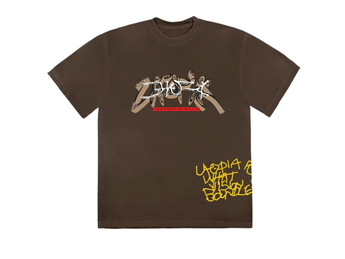 Travis Scott Travis Scott Utopia I Tee Brown