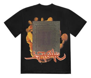 Buy Travis Scott Utopia Manuscript Tee Black at Sasom – Authentic and Ready to Ship