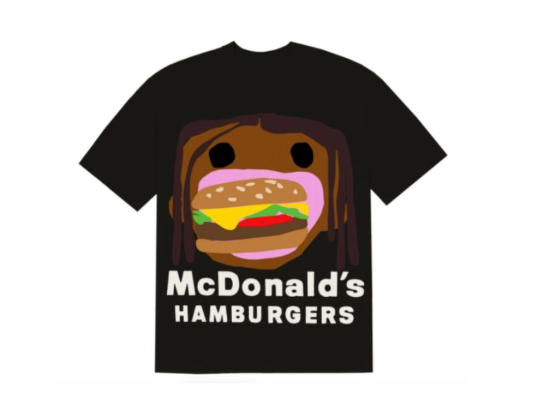 Travis Scott Travis Scott x CPFM 4 CJ Burger Mouth T-Shirt Black