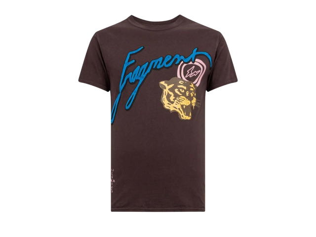 Travis Scott Travis Scott x Fragment Icons T-Shirt Brown - view 1