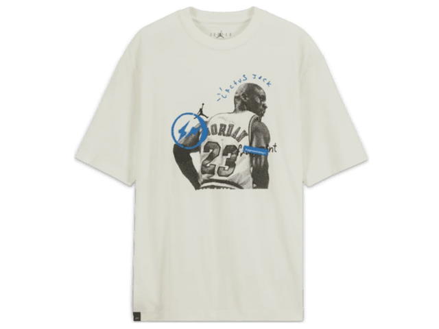 Travis Scott Travis Scott x Jordan x Fragment T-shirt White - view 1